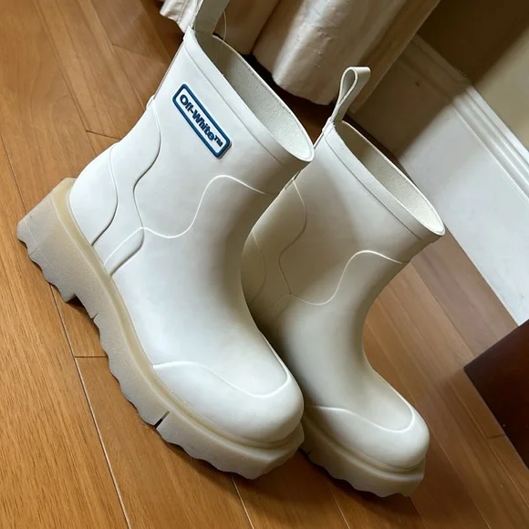 Off-White Men's Virgil Abloh Ankle Rain Boots